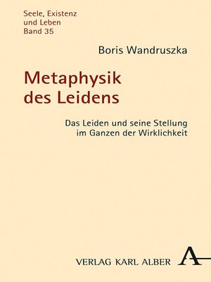 cover image of Metaphysik des Leidens
